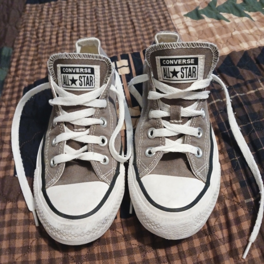 Converse All Star Gray Low Tops